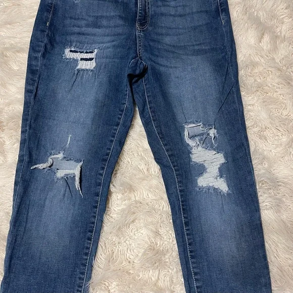 SO Blue Skinny Jean Distressed - Picture 3 of 8